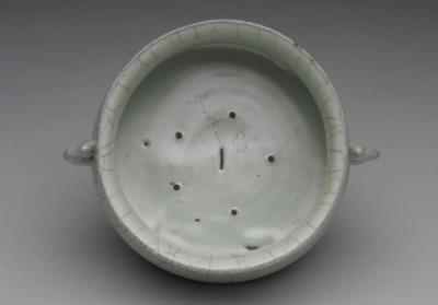 图片[3]-Incense burner with fish-shaped handles in celadon glaze, Yuan dynasty, 13th – 14th century-China Archive